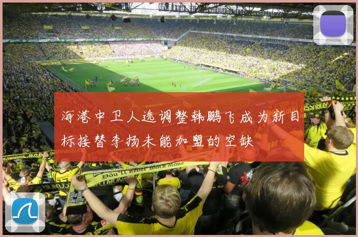 海港中卫人选调整韩鹏飞成为新目标接替李扬未能加盟的空缺